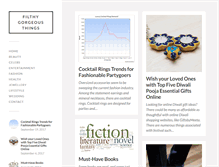 Tablet Screenshot of filthygorgeousthings.com